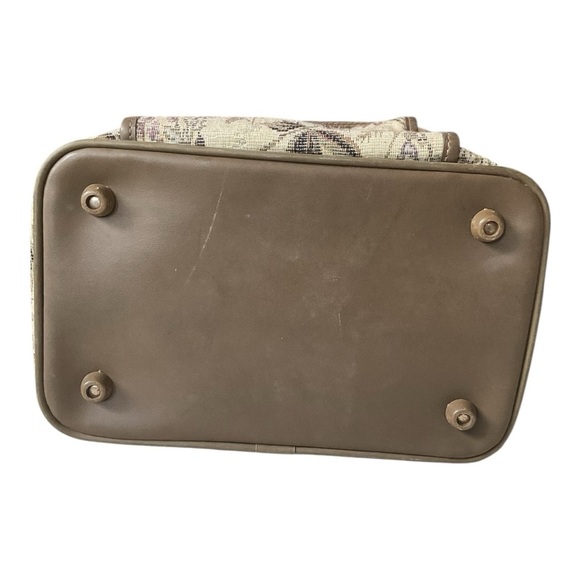 Jordache Travel Bag & Train Case Set Floral Tapestry Print Vintage Luggage - Picture 9 of 13